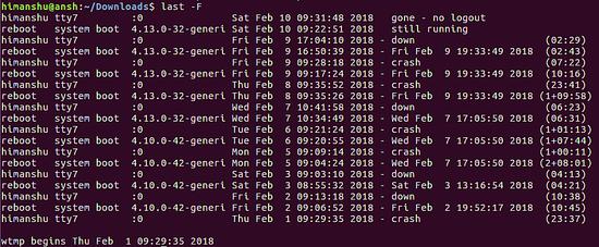 Linux Last Command Tutorial Fur Anfanger 8 Beispiele