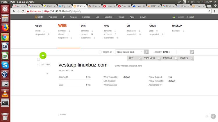 Как переустановить vestacp ubuntu